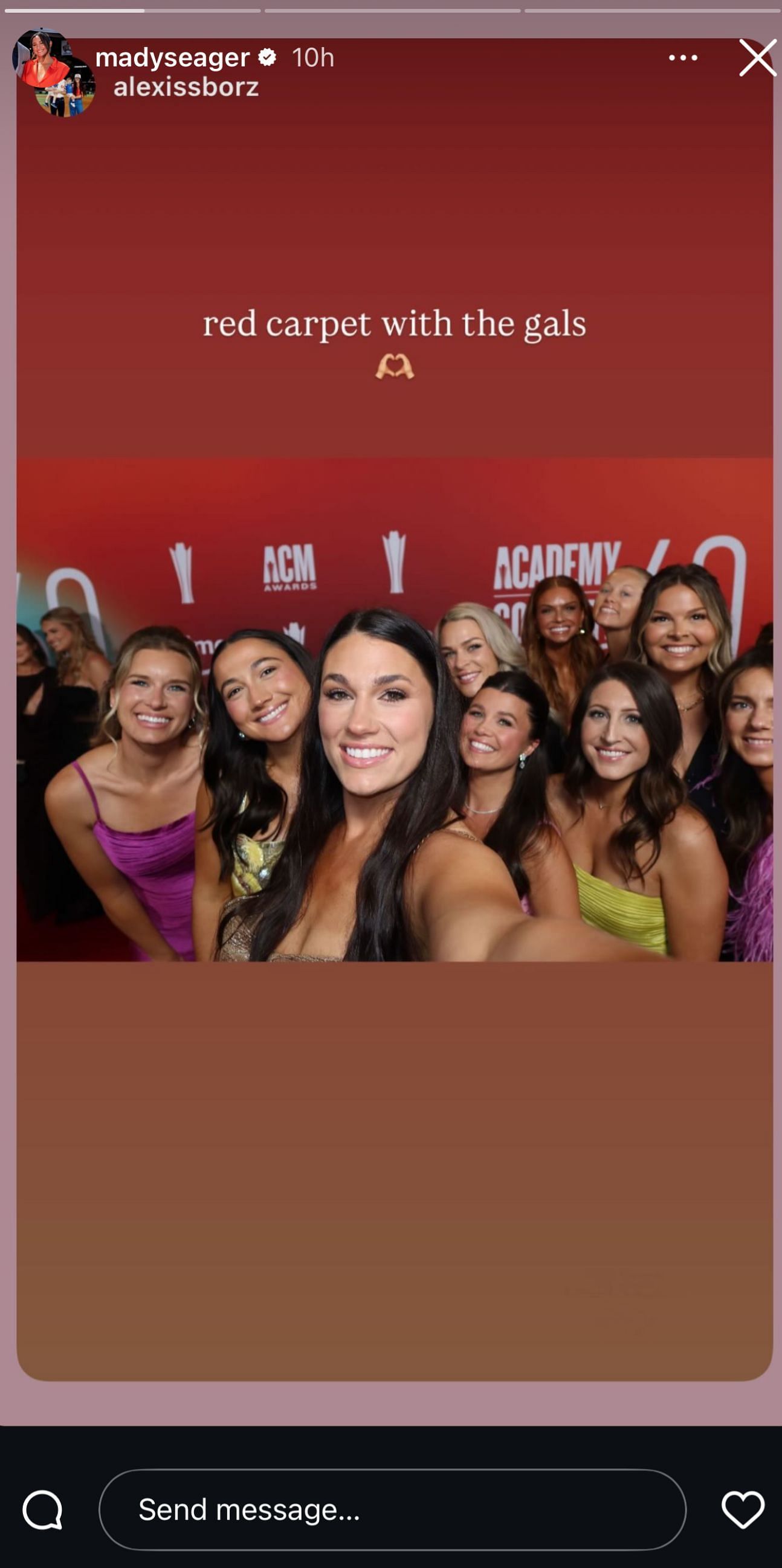 Madisyn Seager's Instagram Story